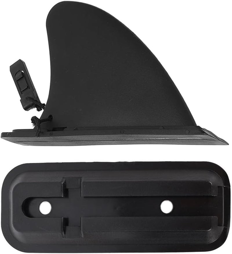 LOOEEL 1 Pairs Surfing Fins, Inflatable Paddle Board Fins, 4-inch Center Fin with Base,Detachable Fin Dock Tail Fin for Long Board Paddle Board Surfboard Surfing Kayak Fin - Image 2